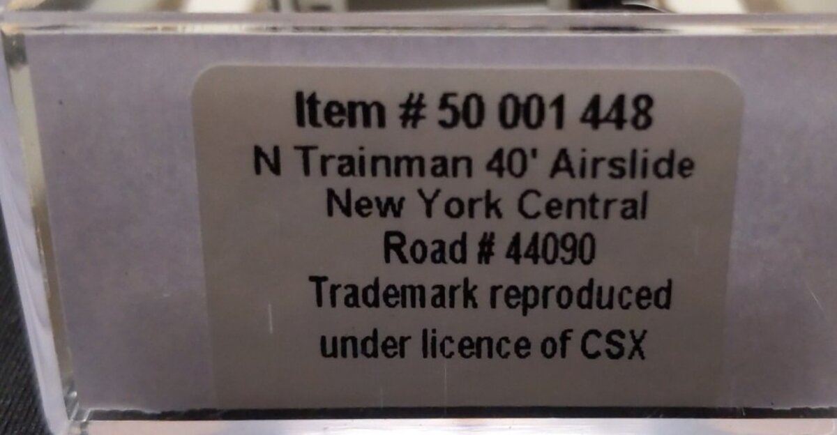 Atlas 50001448 N Scale NYC 40' Airslide Hopper Car #44090 LN/Box