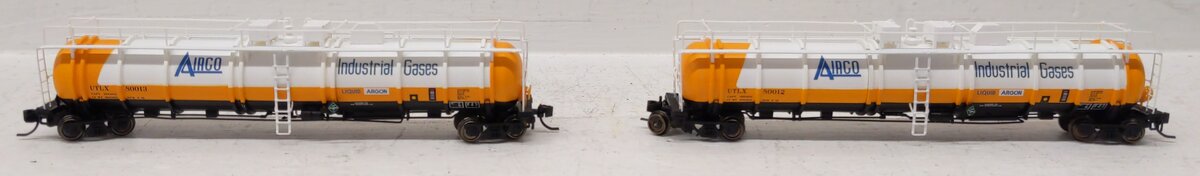 Broadway Limited 3821 N AirCo Cryogenic Tank Car (Set of 2) EX/Box