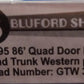Bluford Shops 87295 N GTW PS 86' Quad Door Auto Parts Boxcar RTR #378237 LN/Box