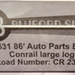 Bluford Shops 86631 N Conrail PS 86' Auto Parts Double Door Boxcar #238507 LN/Box