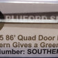 Bluford Shops 87315 N Southern Railway PS 86' Quad Door Boxcar #42365 LN/Box