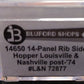 Bluford Shops 14650 N Louisville & Nashville 14-Panel 3-Bay Hopper L&N #72877 LN/Box