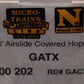 Micro-Trains 09800202 N GACX 50' Two-Bay Airslide Hopper #46622 LN/Box