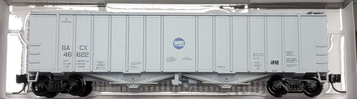 Micro-Trains 09800202 N GACX 50' Two-Bay Airslide Hopper #46622 LN/Box