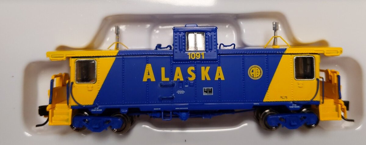 Prairie Shadows 600901 N Scale Alaska PSC Caboose #1091 LN/Box
