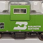 Rapido Trains 510025 N Burlington Northern Wide Vision Caboose #12058 LN/Box