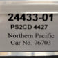Trainworx Inc. 24433-01 N Northern Pacific PS 4427 Covered Hopper #76703 LN/Box