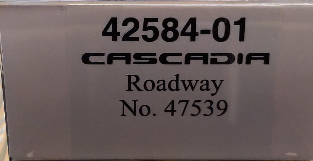 Trainworx Inc. 42584-01 N Roadway Freightliner Cascadia Tractor #47539