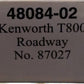Trainworx Inc 48084-02 N LTL Trucks - Roadway Kenworth T800 Tractor #87027 LN/Box
