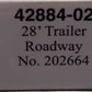 Trainworx Inc 42884-02 N LTL Trucks - Roadway Express 28' Pup Trailer #202664 LN/Box