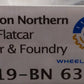 Wheels of Time 50119 N BN General Service Welded Fish Belly Flatcar #636000 LN/Box