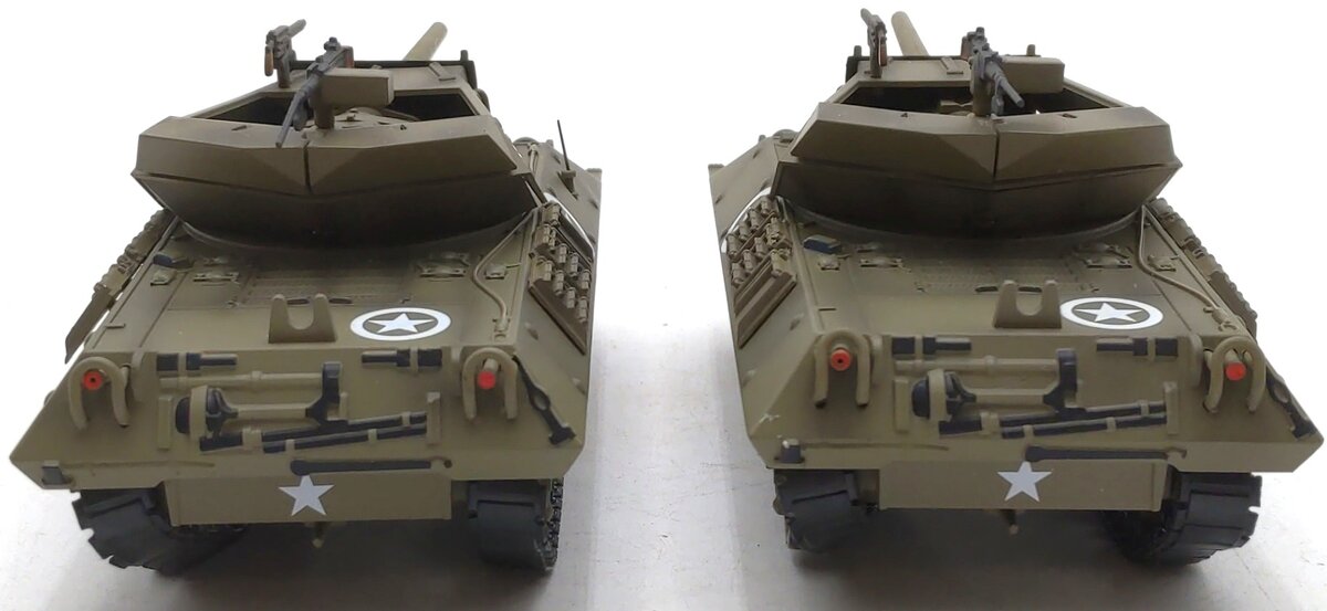 MTH 20-95326 O Gauge US Army Flatcar  with M10 Wolverine Tanks #609210 NIB