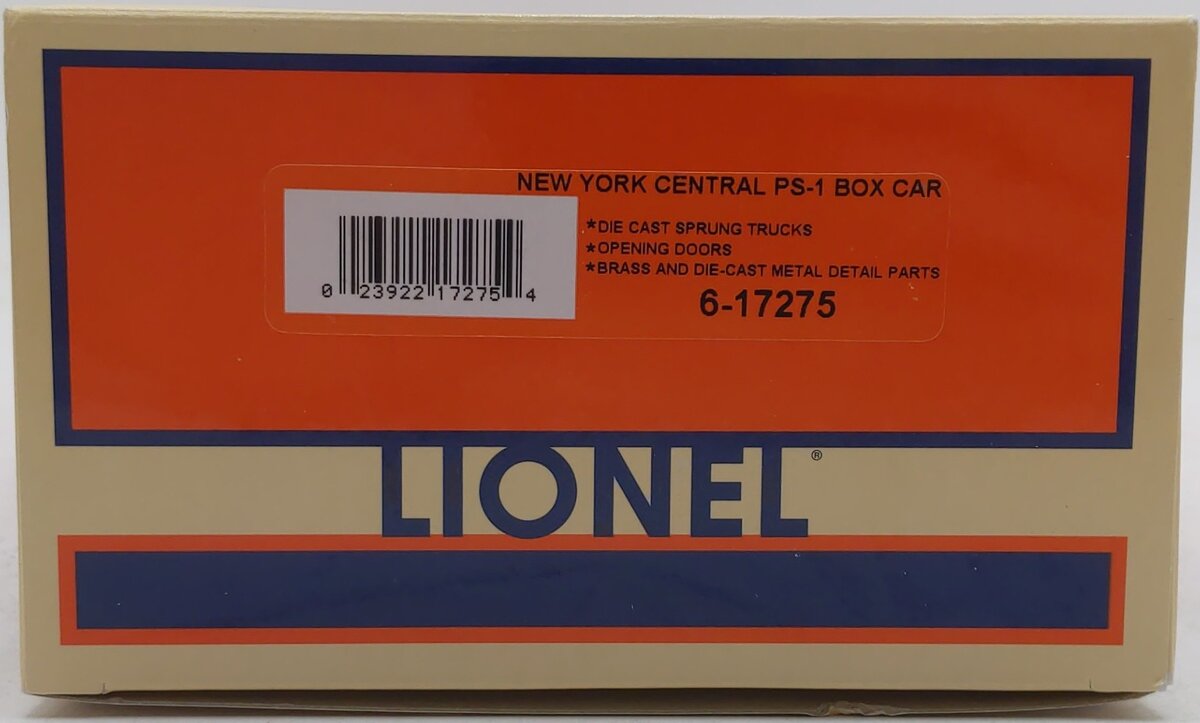Lionel 6-17275 O Gauge New York Central Pacemaker Boxcar #175008 LN/Box