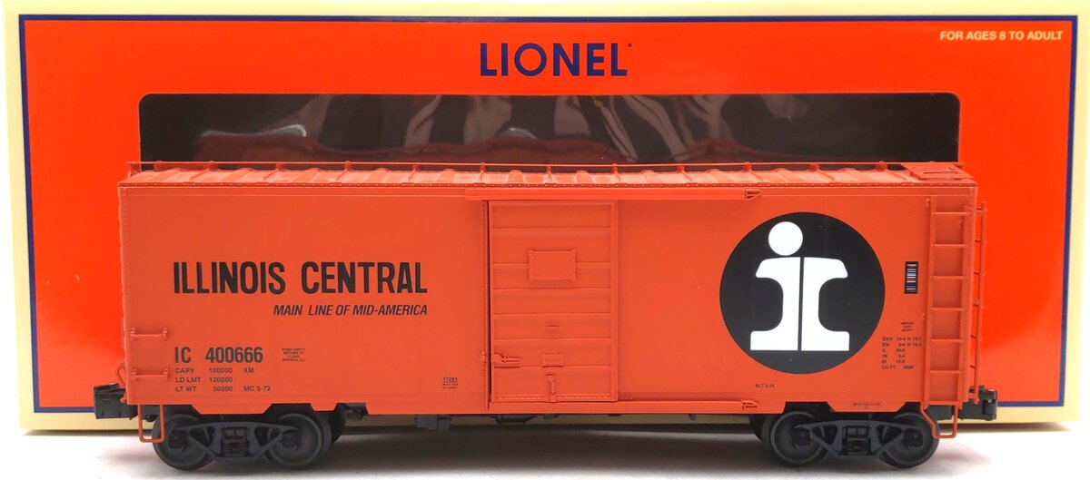 Lionel 6-17293 O Gauge Illinois Central PS-1 Box Car #400666 LN/Box