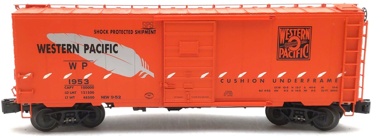 Lionel 6-17278 O Gauge Western Pacific PS-1 Boxcar #1953 LN/Box