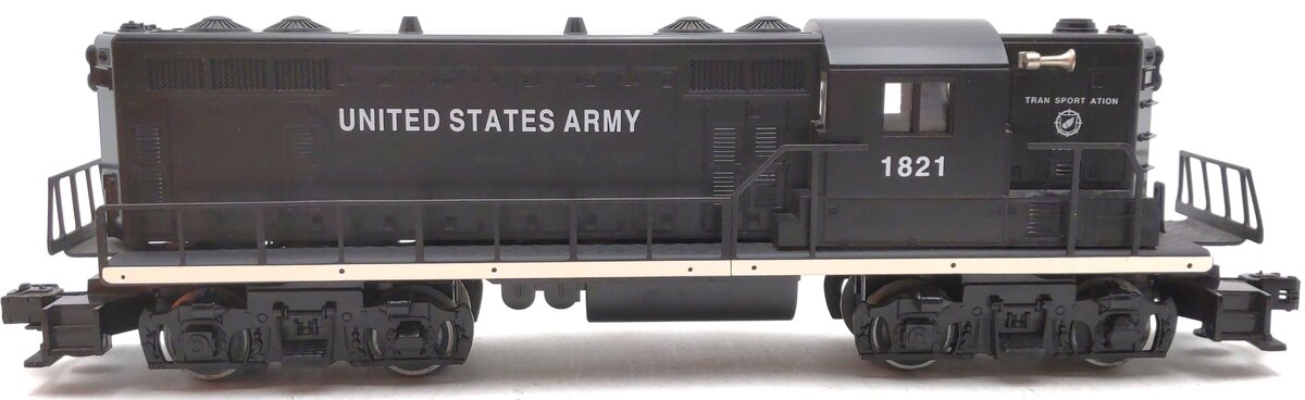 Lionel 6-18840 O Gauge U.S. Army GP-7 Diesel Locomotive #1821 VG/Box