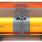 Lionel 2343021 O US Army Unibody Tank Car #18599 NIB
