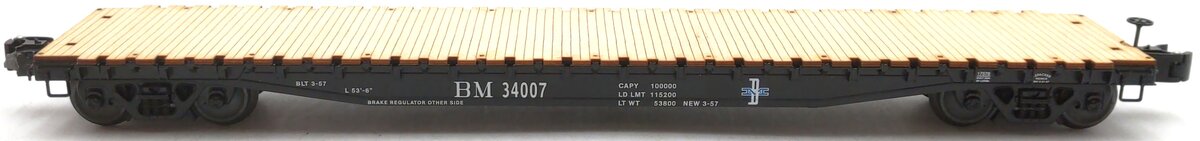 Lionel 6-17578 O Gauge Boston & Maine PS-4 Flat Car #34007 EX/Box