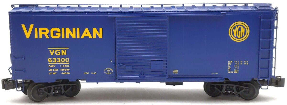Lionel 6-27265 O Gauge Virginian PS-1 Boxcar #63300 LN/Box