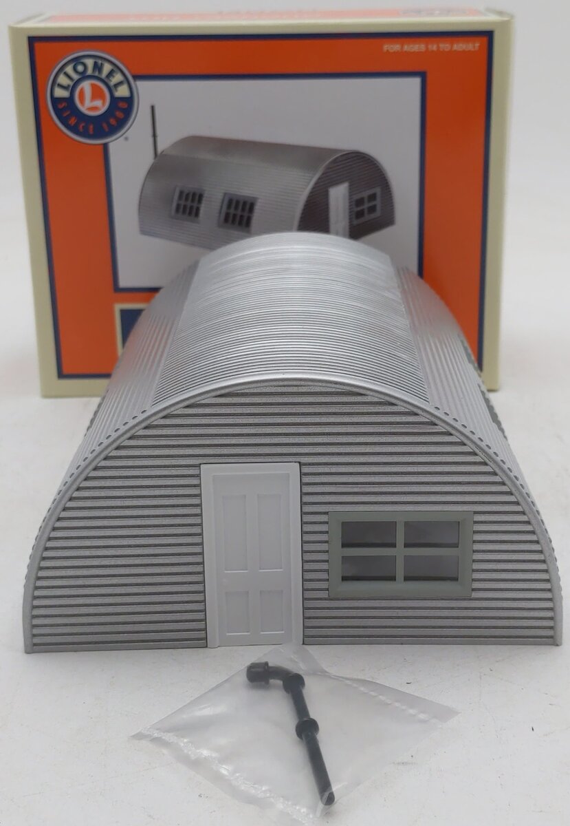 Lionel 2230030 O Scale Assembled W/Smoke Stack Quonset Hut