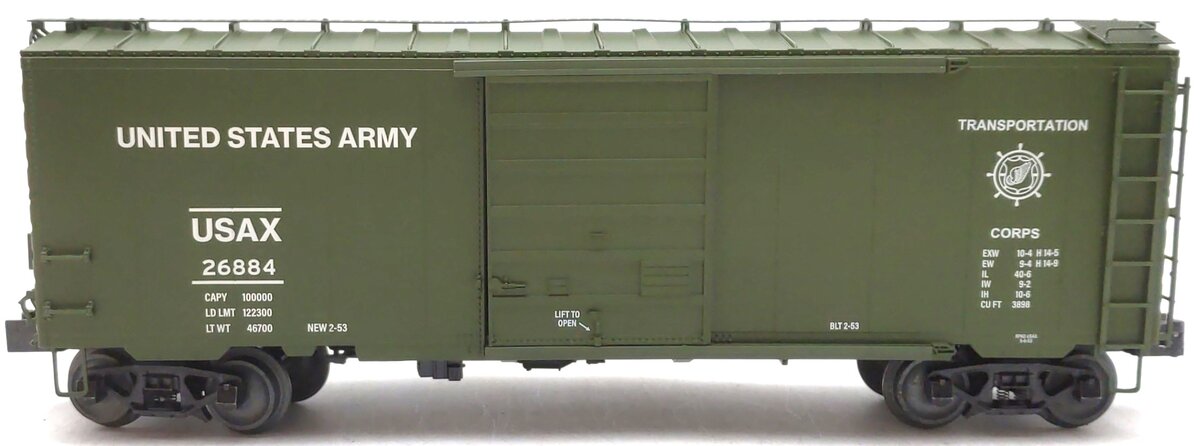 Lionel 2426100 O US Army Patriotsounds PS-1 Boxcar #26884 LN/Box