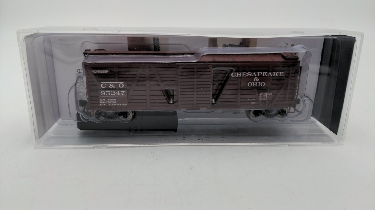 Broadway Limited 5881 HO Chesapeake & Ohio K7 Stock Car #95247 w/ Hog Sounds LN/Box