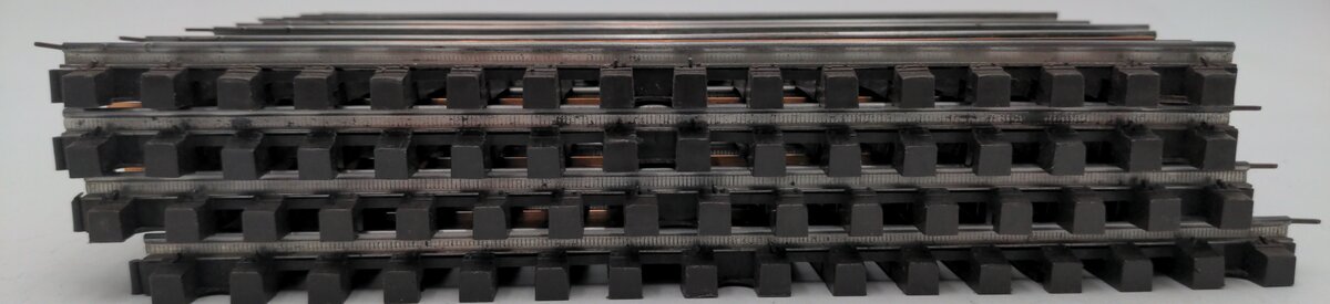 Lionel 34 Super O 6" Half Straight Track Section (12) EX