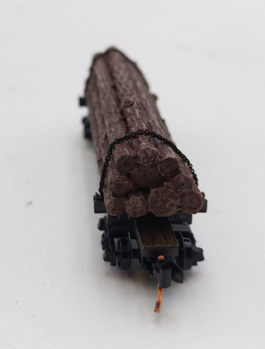 Micro-Trains 11300020 N Scale 40' Skeleton Log Car w/ Log Load #2 NIB