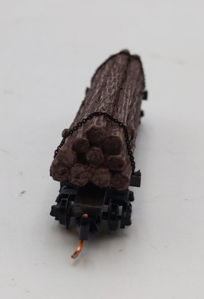 Micro-Trains 11300020 N Scale 40' Skeleton Log Car w/ Log Load #2 NIB