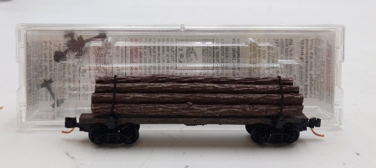 Micro-Trains 11300020 N Scale 40' Skeleton Log Car w/ Log Load #2 NIB