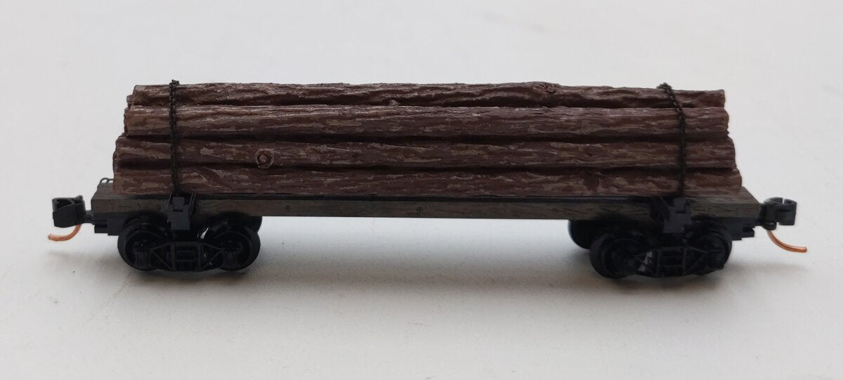 Micro-Trains 11300020 N Scale 40' Skeleton Log Car w/ Log Load #2 NIB