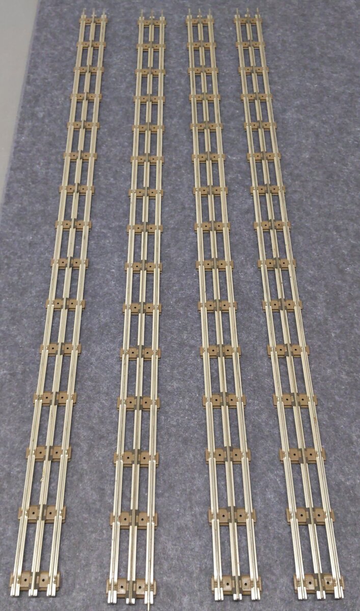 K-Line K-0256 O 36" Tubular O Gauge Extra Long Straight Track Section (4) VG