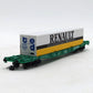 Jouef 627500 HO Scale French Railways SNCF Flat Car w/Renault Trailer LN/Box