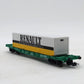 Jouef 627500 HO Scale French Railways SNCF Flat Car w/Renault Trailer LN/Box