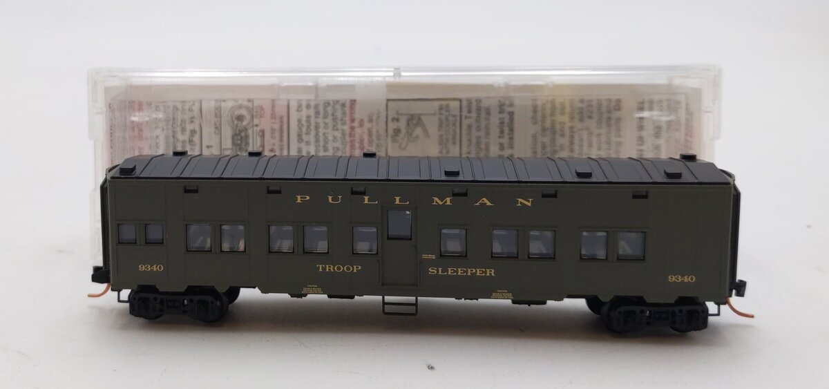 Micro-Trains 11600015 N US Office of Defense Trans 50' Troop Sleeper Car #9340 NIB