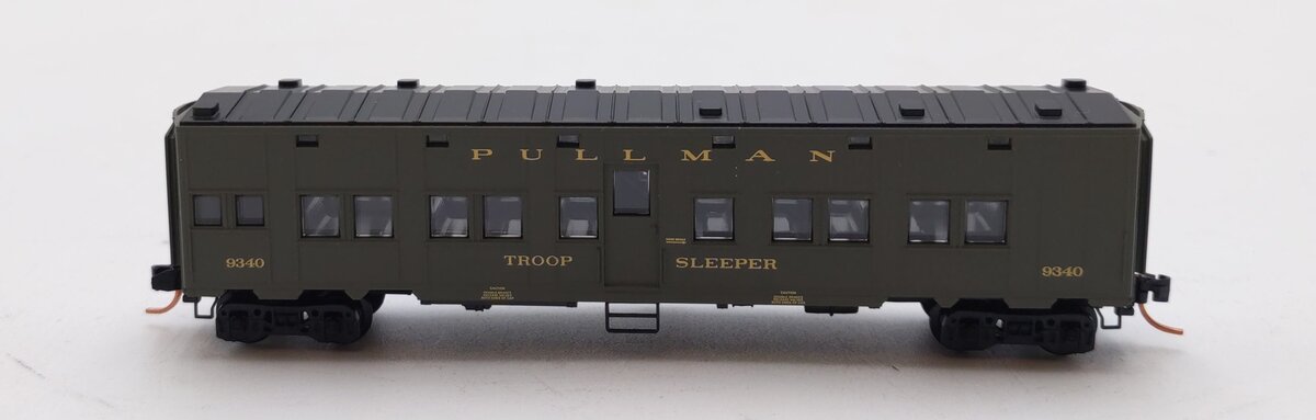 Micro-Trains 11600015 N US Office of Defense Trans 50' Troop Sleeper Car #9340 NIB
