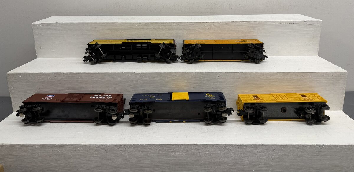 KMT & Lionel O Freight Cars K-204, 6-6473 6-9706, 6-9755, 6-15888 [5] EX