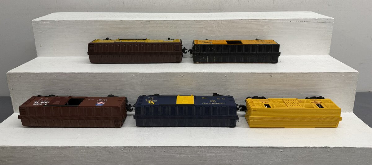 KMT & Lionel O Freight Cars K-204, 6-6473 6-9706, 6-9755, 6-15888 [5] EX