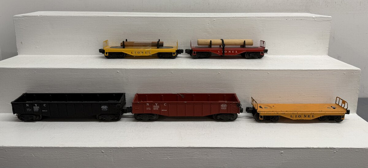 Lionel Vintage O Freight Cars 6111, 6411, 6462 [5] VG