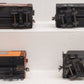 O Scale Assorted Freight Cars (4) 2-Rail: #37099, #52390, #20805, & Undecorated