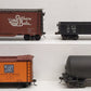 O Scale Assorted Freight Cars (4) 2-Rail: #37099, #52390, #20805, & Undecorated