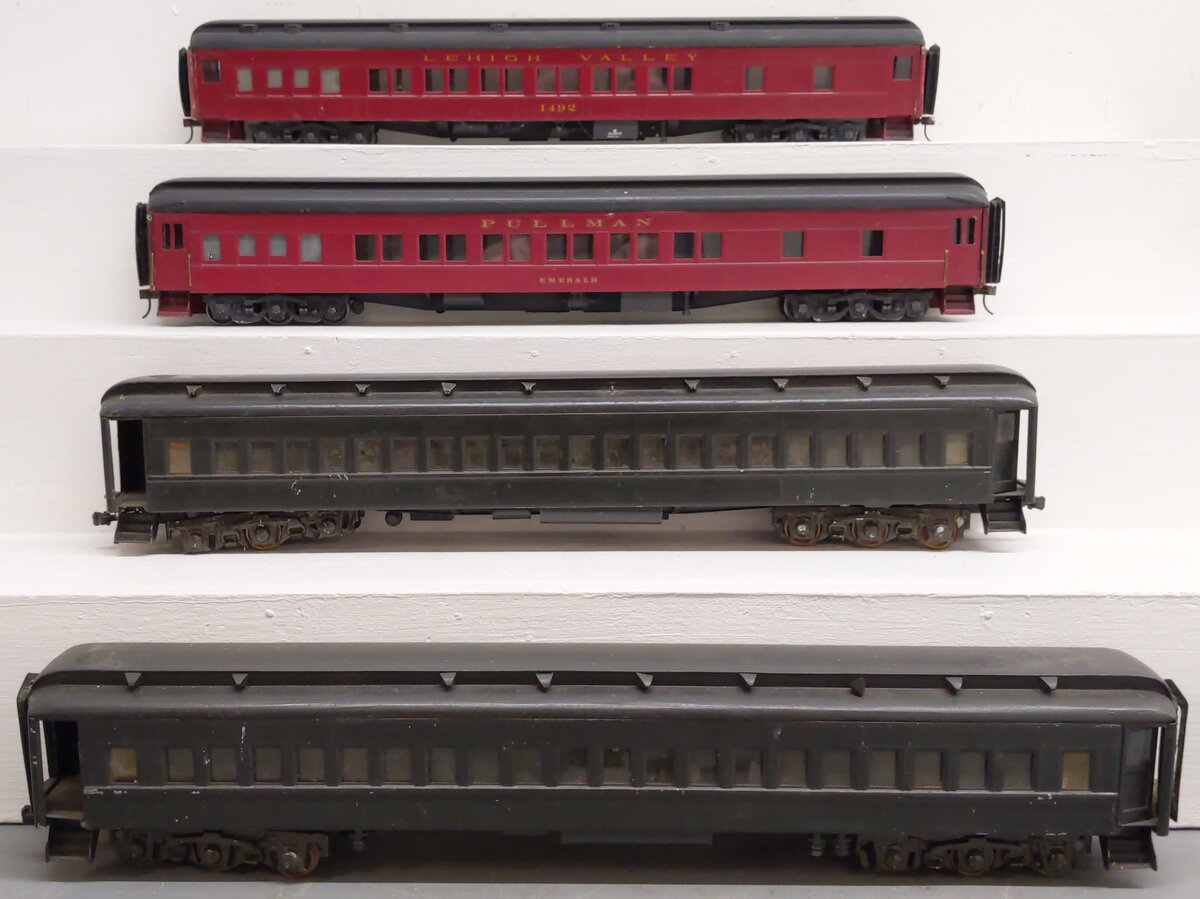 O Scale Assorted Passenger Cars (4) - 2-Rail - Painted