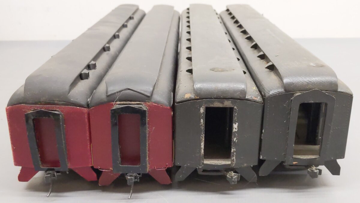 O Scale Assorted Passenger Cars (4) - 2-Rail - Painted