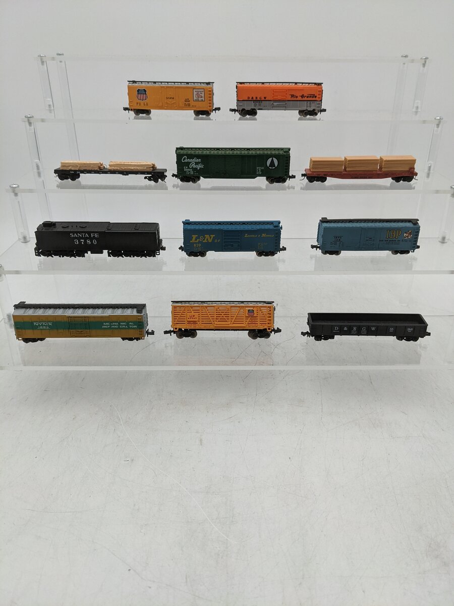 Atlas & Other N Scale Assorted Train Cars [11] EX