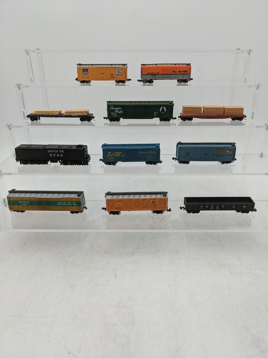 Atlas & Other N Scale Assorted Train Cars [11] EX