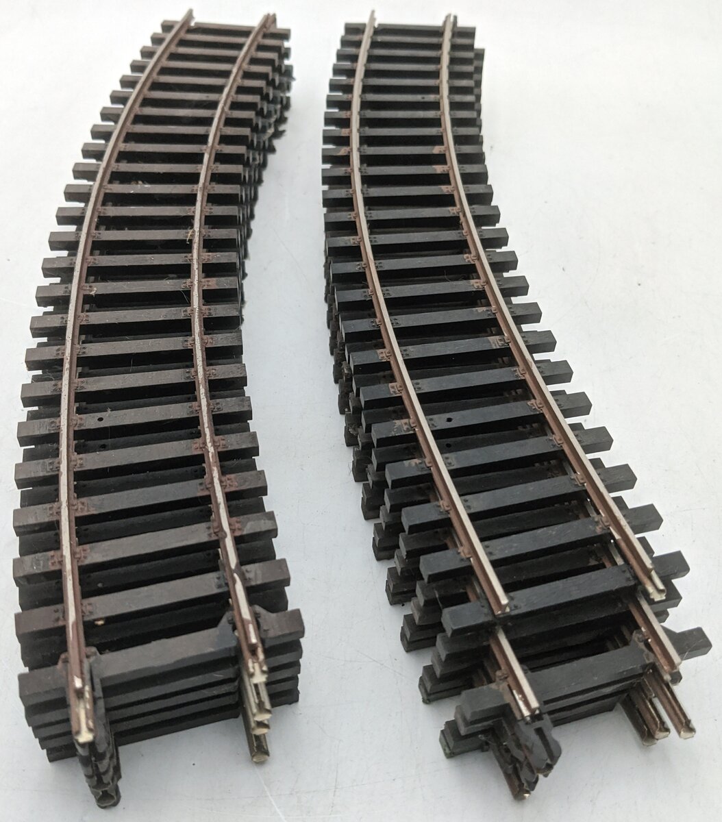 Atlas 6010 O Scale 24" Radius Curved Track Sections (2-Rail) - (10)