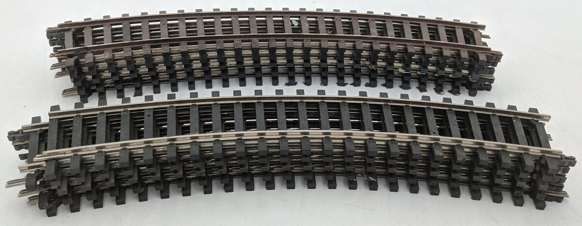Atlas 6010 O Scale 24" Radius Curved Track Sections (2-Rail) - (10)