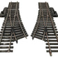 Atlas 6023/6024 O Manual Left & Right Hand Switch Turnouts (2) - (2-Rail)