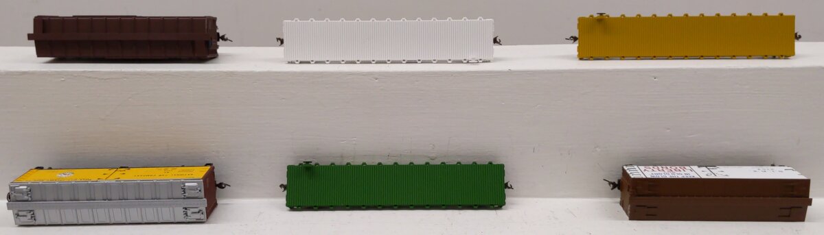 Walthers & Roundhouse HO Assorted Freight Cars: 5033, 58801, 621857,113803 [6] EX/Box