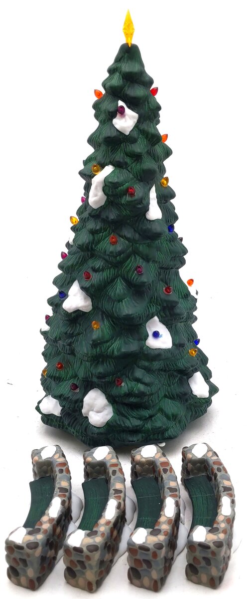 Dept 56 5565-4 Heritage Village - Town Tree with Light EX/Box
